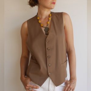 beautiful taupe waistcoat